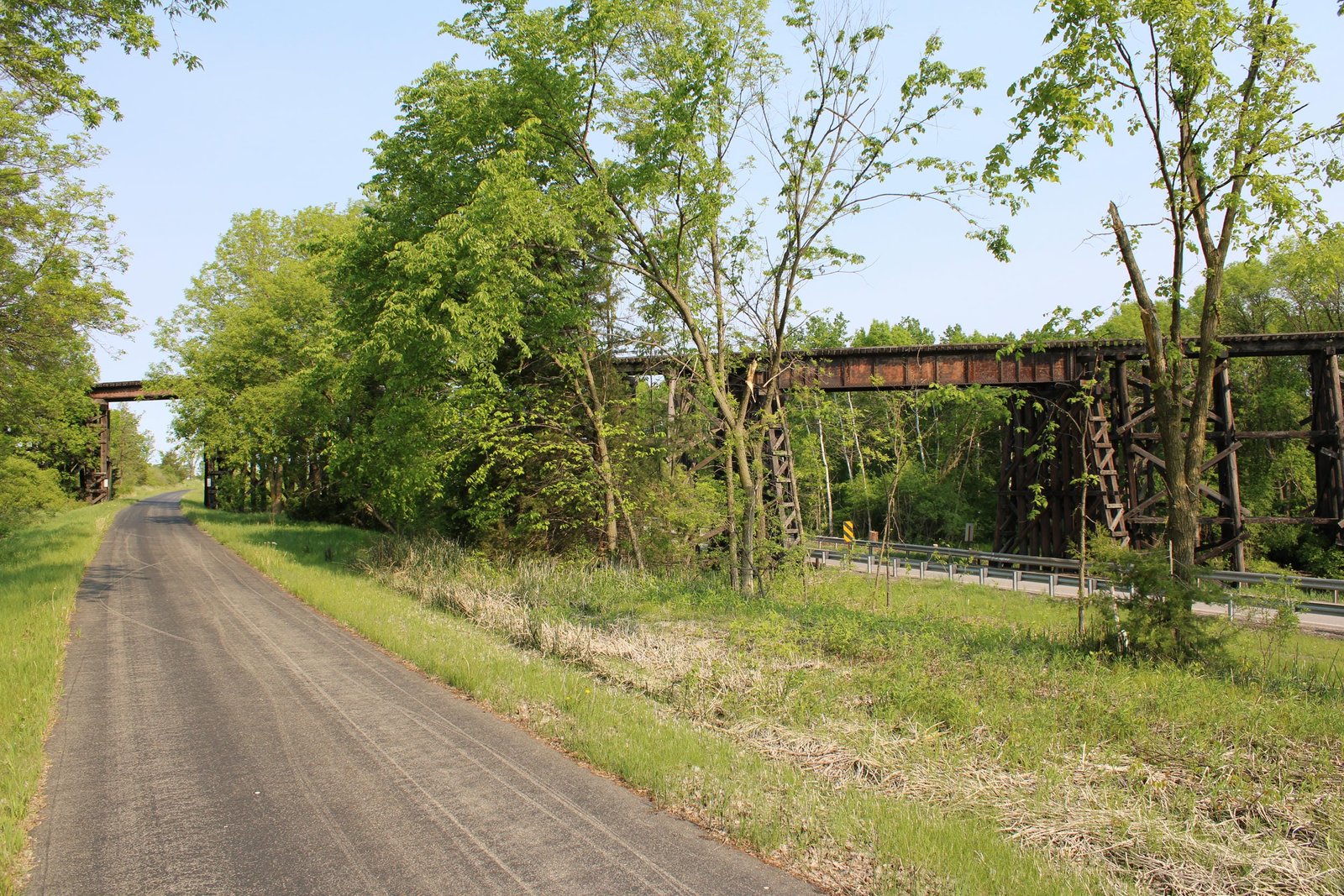 Overview of Lake Wobegon Trail and County Road 157 sections